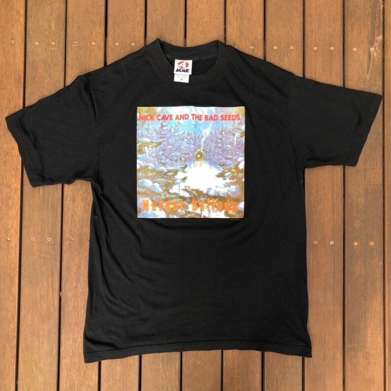 Vintage 1996 Nick Cave And The Bad Seeds Murder Ballads Shirt