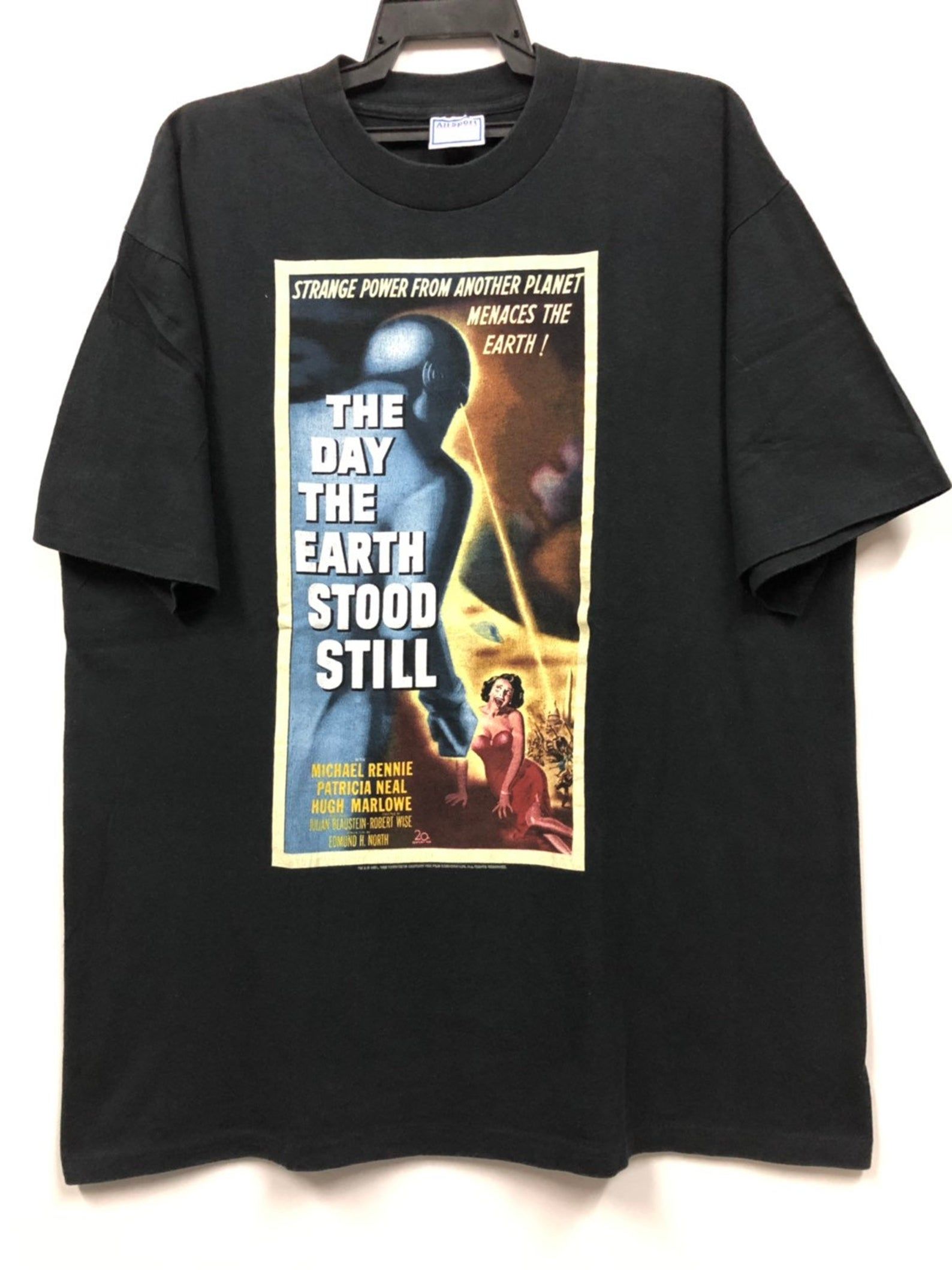 Vintage 1996 Rare Movie The Day The Stood Still Strange Power From Another Planet Promo Shirt
