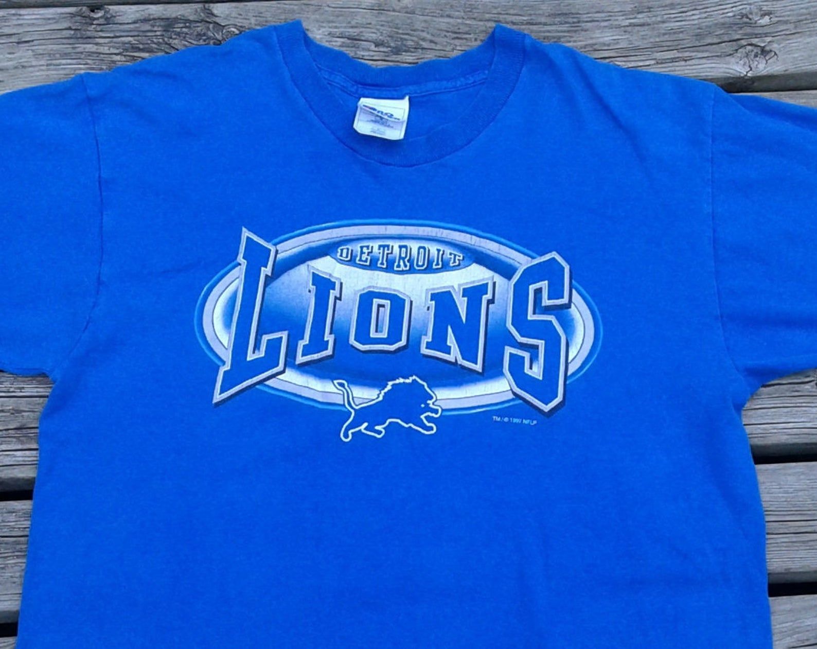 Vintage 1997 Detroit Lions Pro Player Made In Usa 90'S T-Shirt vintage 1997 detroit lions pro player made in usa 90s t shirt 1ktl8