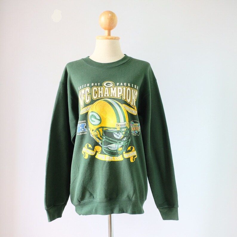 Vintage 1997 Green Bay Packers Nfc Champions Sweatshirt