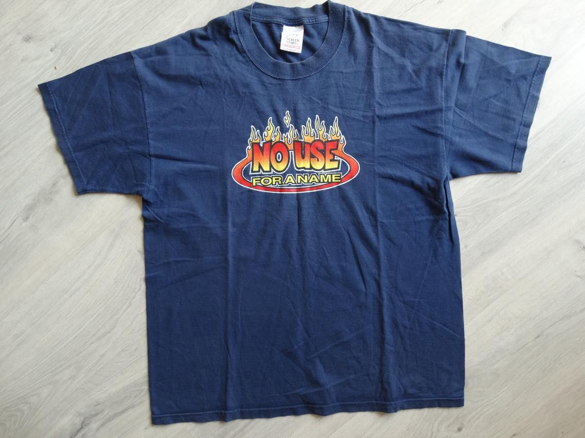 Vintage 1997 No Use For A Name European Tour Shirt