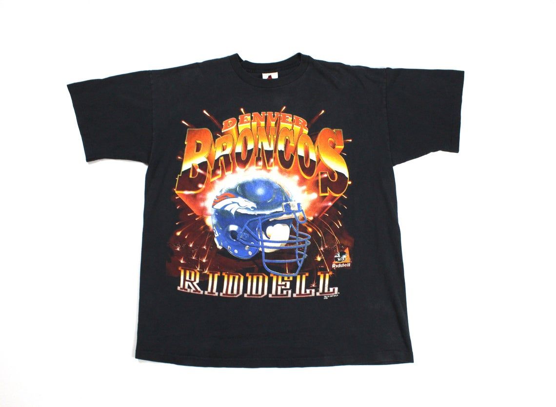 Vintage 1997 Riddell NFL Denver Broncos Shirt