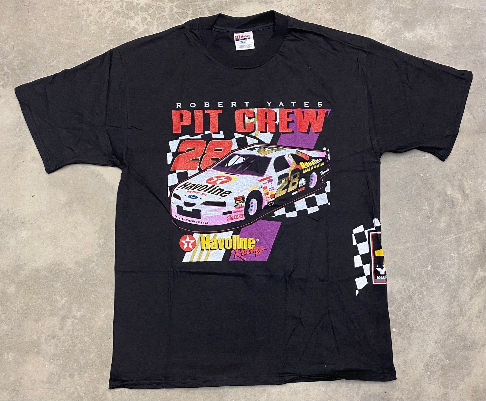 Vintage 1997 Robert Yates Racing 10 Year Anniversary Winston Cup Nascar Tee -