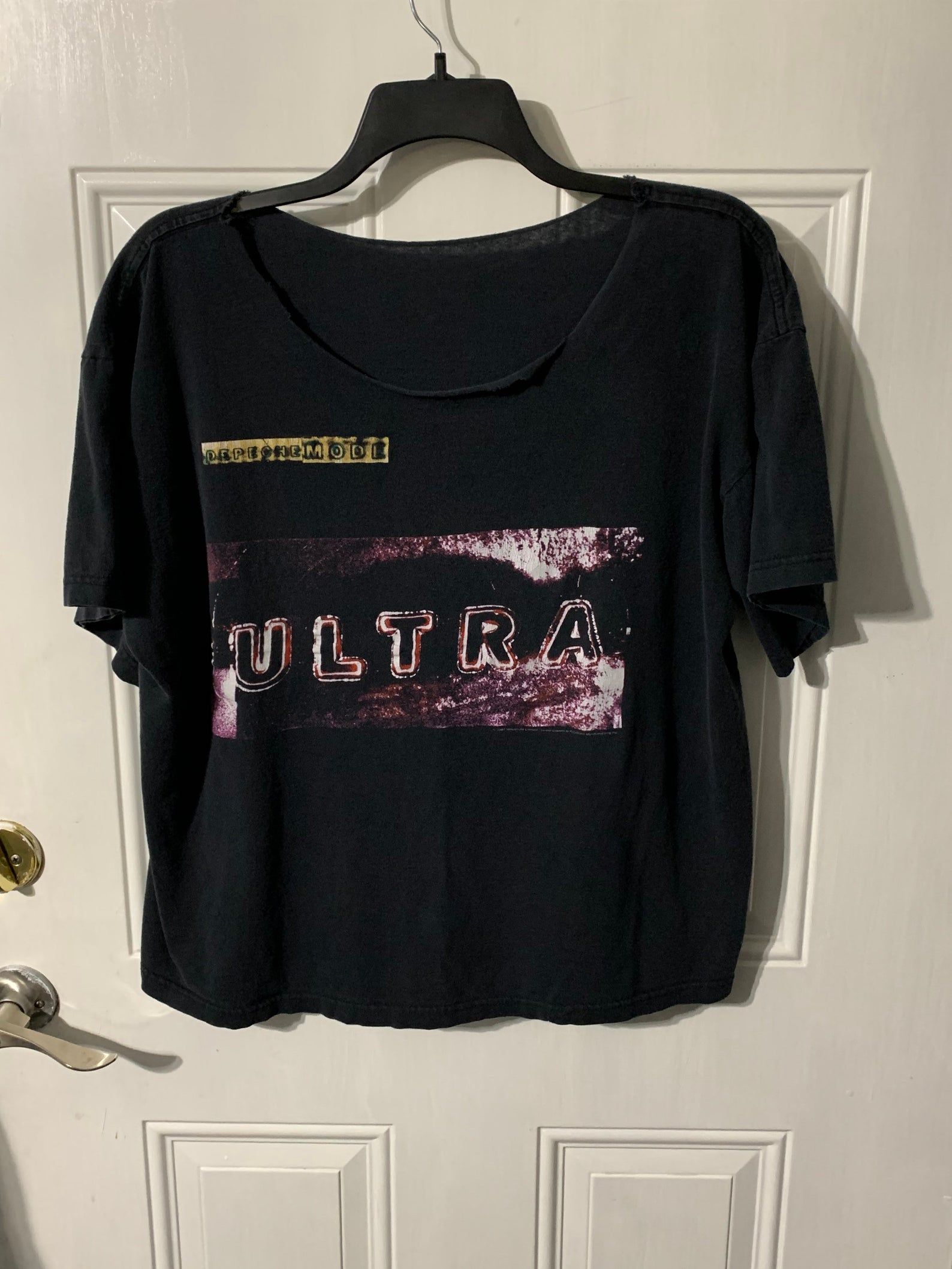 Vintage 1997 Very Rare Depeche Mode Band Oficial Ultra Concert Tour T-Shirt L