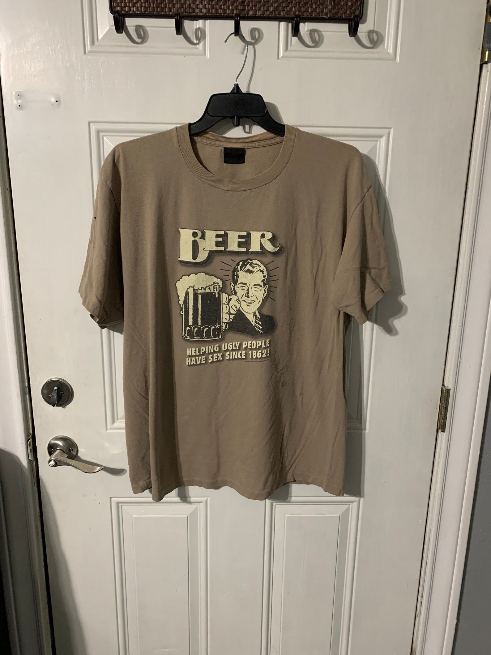 Vintage 1998 Beer T-Shirt Helping Ugly People Have Sex Sino1862