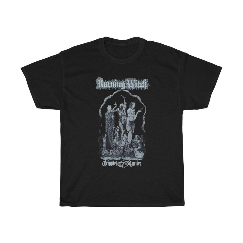 Vintage 1998 Burning Witch Crippled Lucifer Shirt