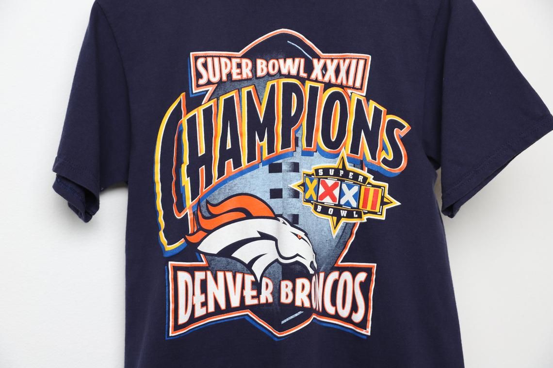 Vintage 1998 DENVER BRONCOS super bowl NFL football super bowl champs Shirt