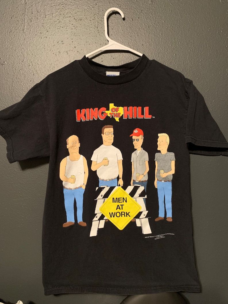 Vintage 1998 Mike Judges King Of The Hill T Shirt Medium