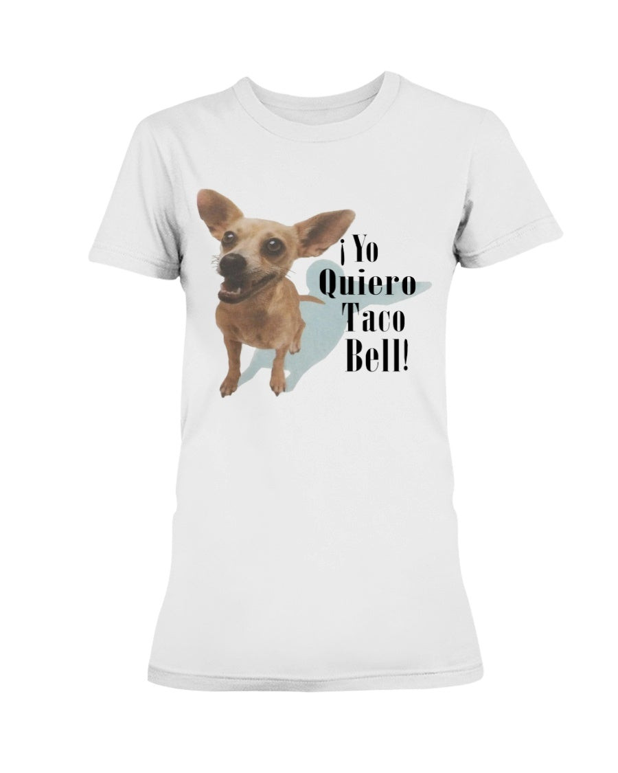 Vintage 1998 Yo Quiero Taco Bell Taco Bell Chihuahua Ladies T Shirt 211013