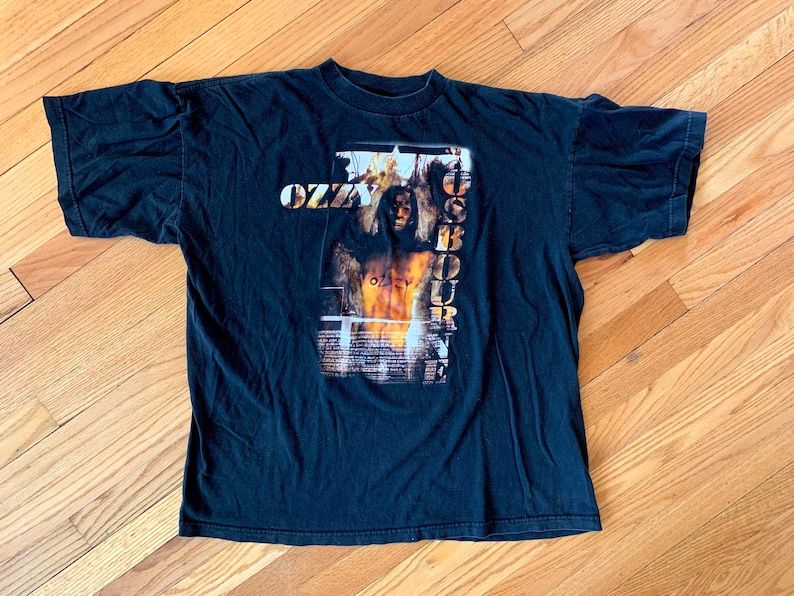 Vintage 1999 90S Ozzy Osbourne Tour Shirt
