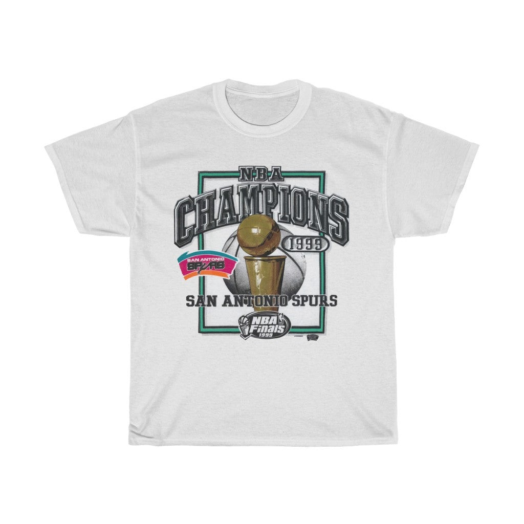 Vintage 1999 Puma Deadstock Nos Nba Finals Basketball San Antonio Spurs Tee 211123