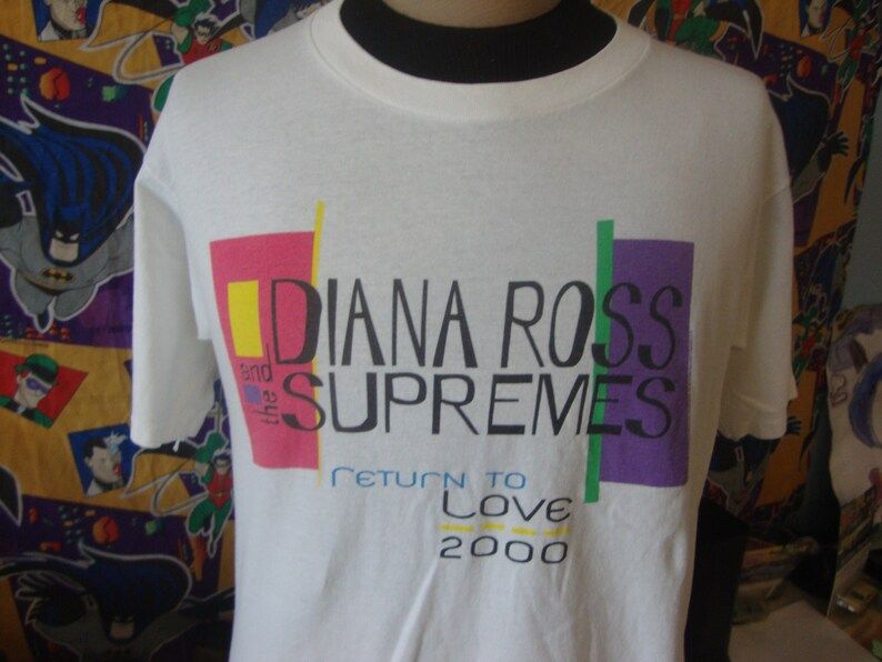 Vintage 2000 Diana Ross And The Supreme Return To Love Tour