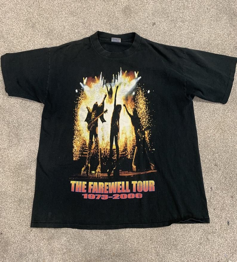Vintage 2000 Kiss Farewell Tour Tour Shirt