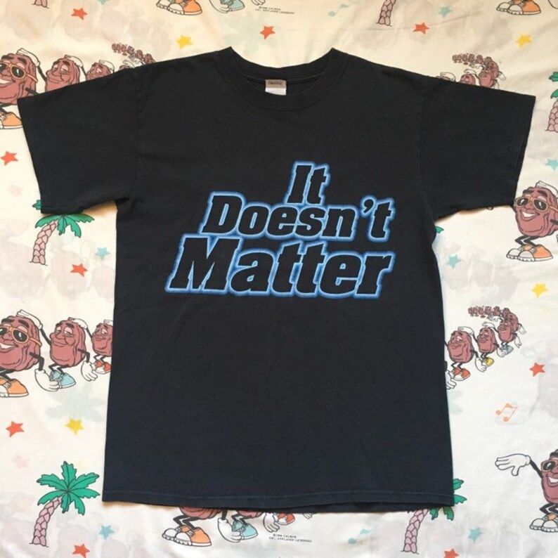 Vintage 2000 The Rock It Doesnt Matter Wwf T Shirt Arge Wrestling Nwo