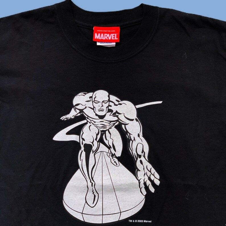 Vintage 2000S Marvel The Silver Surfer T Shirt