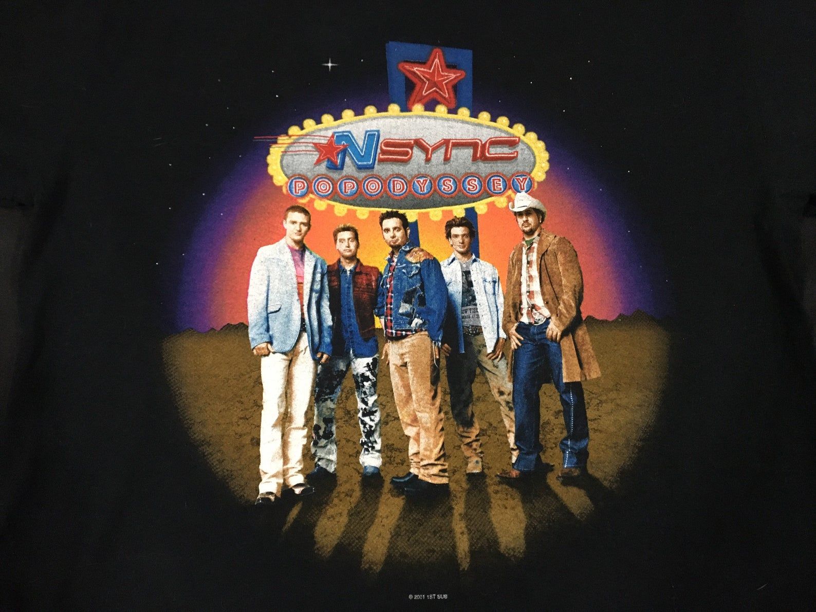 Vintage 2000S Nsync Shirt - Sz M - Justin Timberlake Winterland Tee