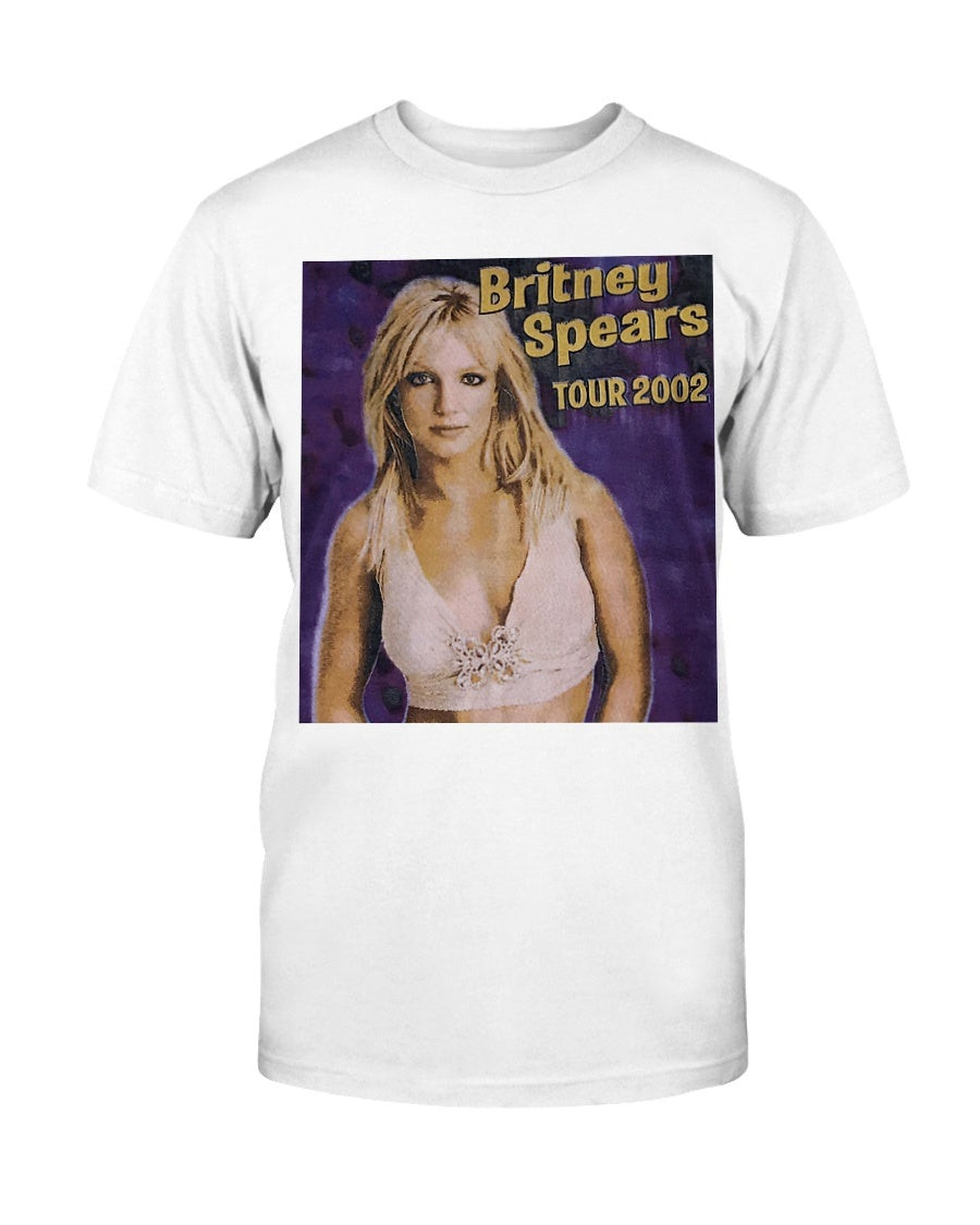 Vintage 2002 Britney Spears Tour T Shirt 211020