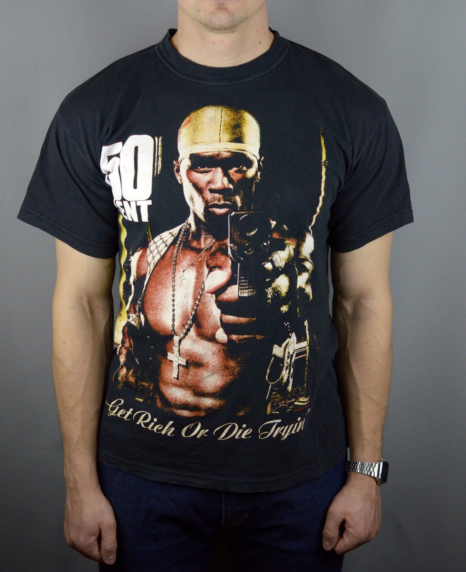 Vintage 2003 50 Cent Get Rich Or Die Tryin' Shirt