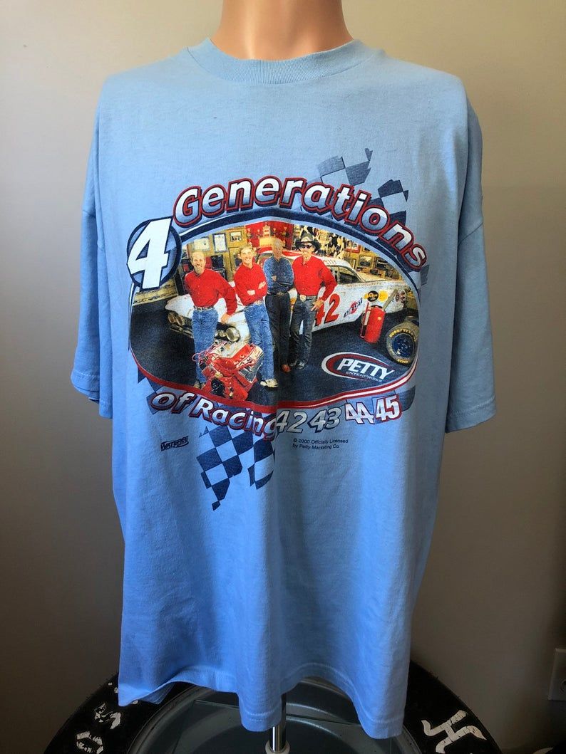 Vintage 4 Generations of Petty Racing Shirt