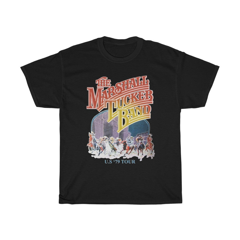Vintage 70 S The Marshall Tucker Band 1979 Tour Concert Country Western Unisex Heavy Cotton Tee 211029