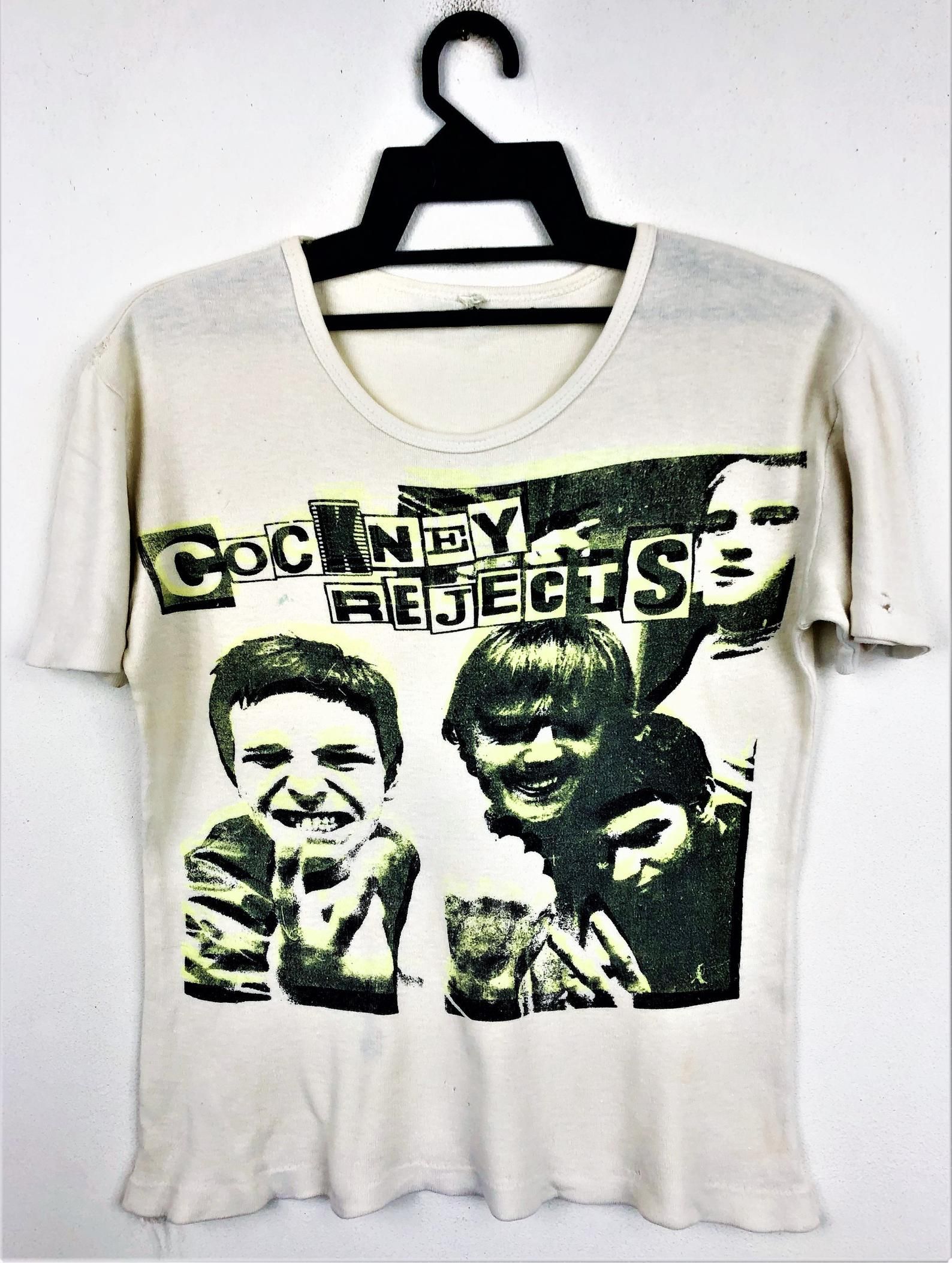 Vintage 70S / 80'S Cockney Rejects Punk Rock Hardcore Tour Concert Promo T-Shirt Skinhead Oi!