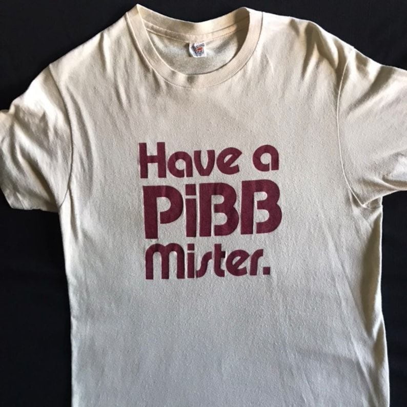 Vintage 70S 80S Have A Pibb Mister Beige T Shirt Soft And Worn Funny Beverage Shirt
