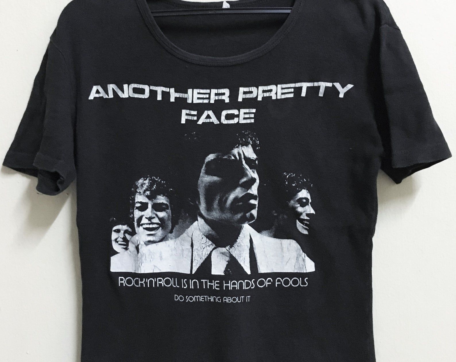 Vintage 70S Another Pretty Face Punk Rock T-Shirt Tour Concert The Water
