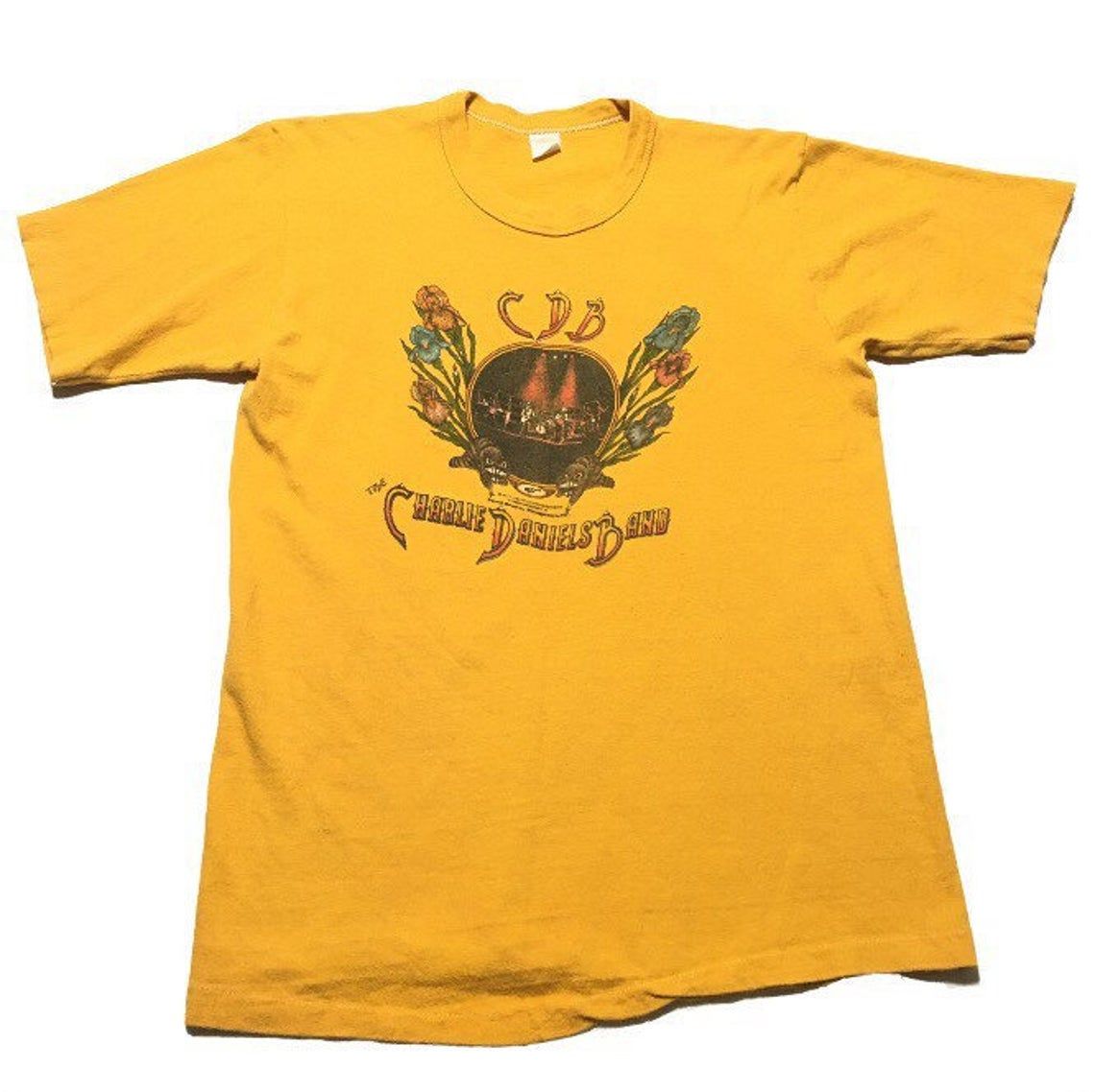 Vintage 70s Charlie Daniels Band Classic Southern Country Western shirt