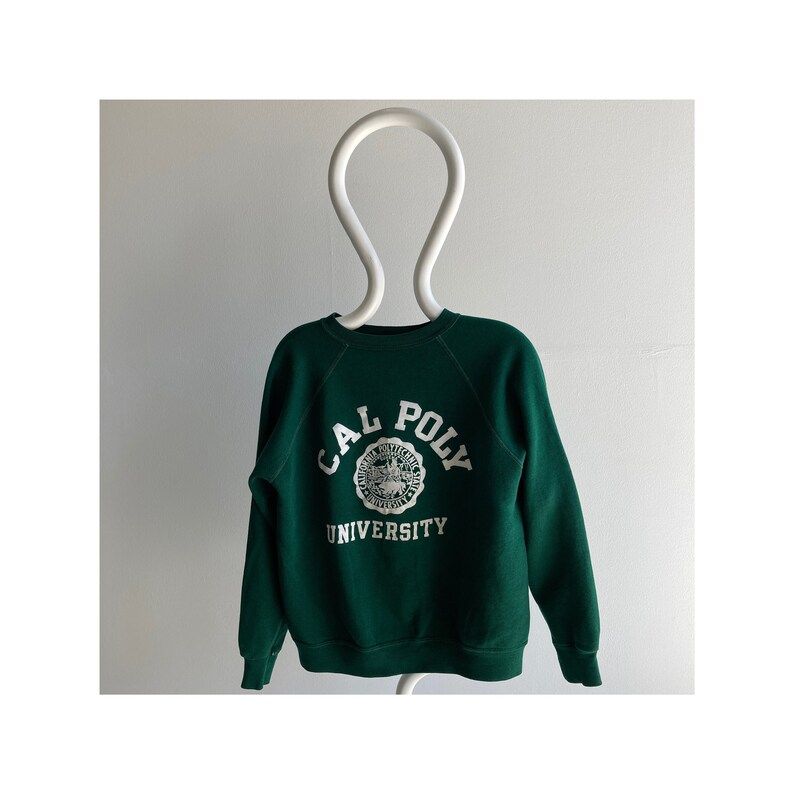 Vintage 70S Collegiate Brand Cal Poly University Sweatshirt