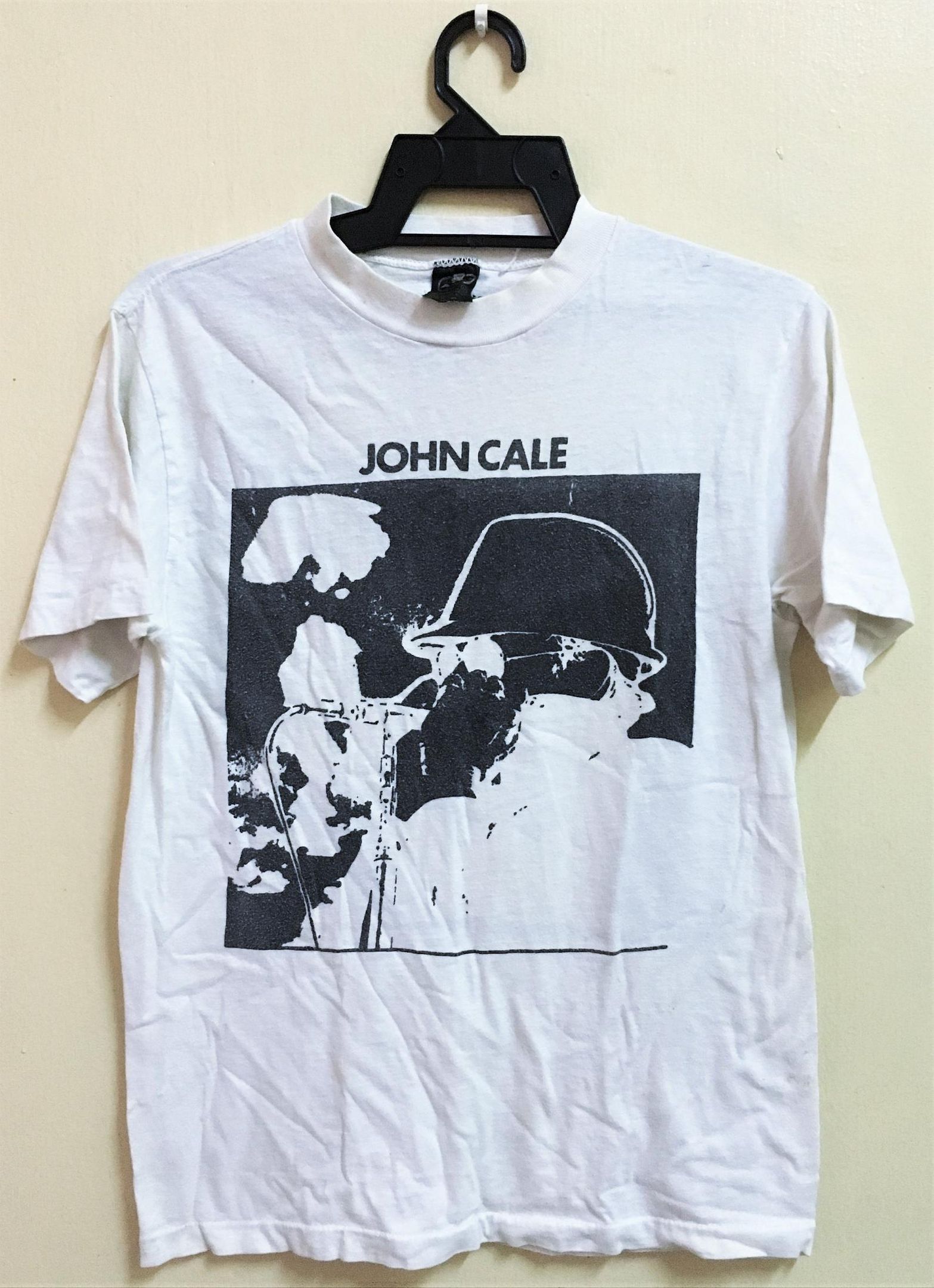 Vintage 70S John Cale Punk Rock Tour Concert Promo T-Shirt Velvet Underground