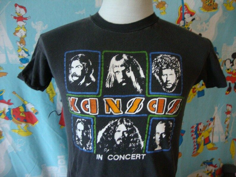 Vintage 70S Kansas 1970S Concert Usa Tour