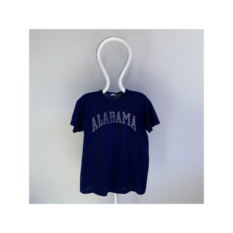 Vintage 70S Russell Brand Thin And Worn Alabama T Shirt So Cool And Collectible