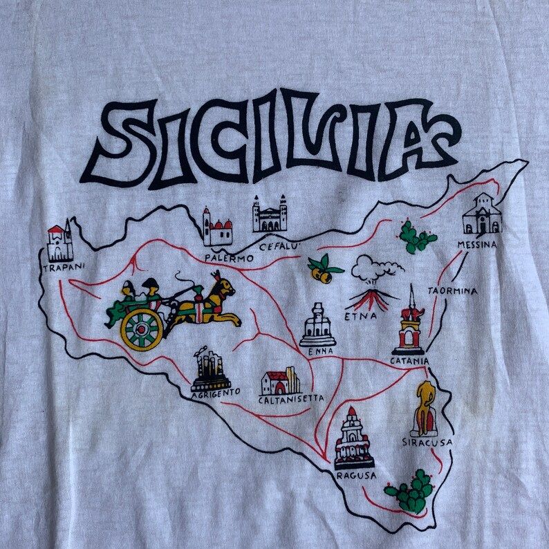 Vintage 70S Sicilia T Shirt