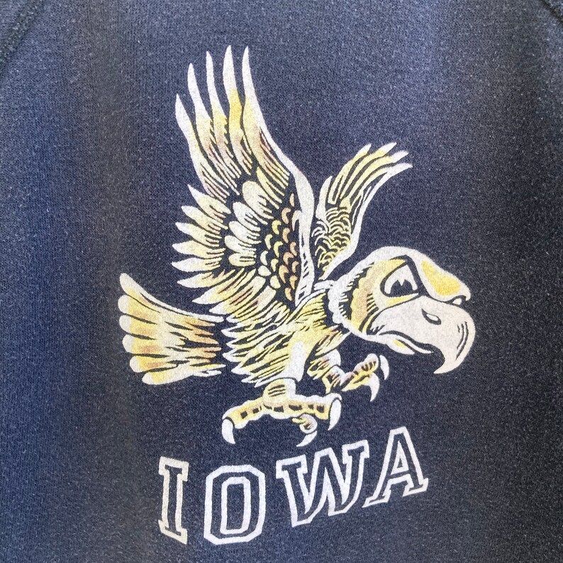 Vintage 70S Sportswear Brand Iowa Sweatshirt