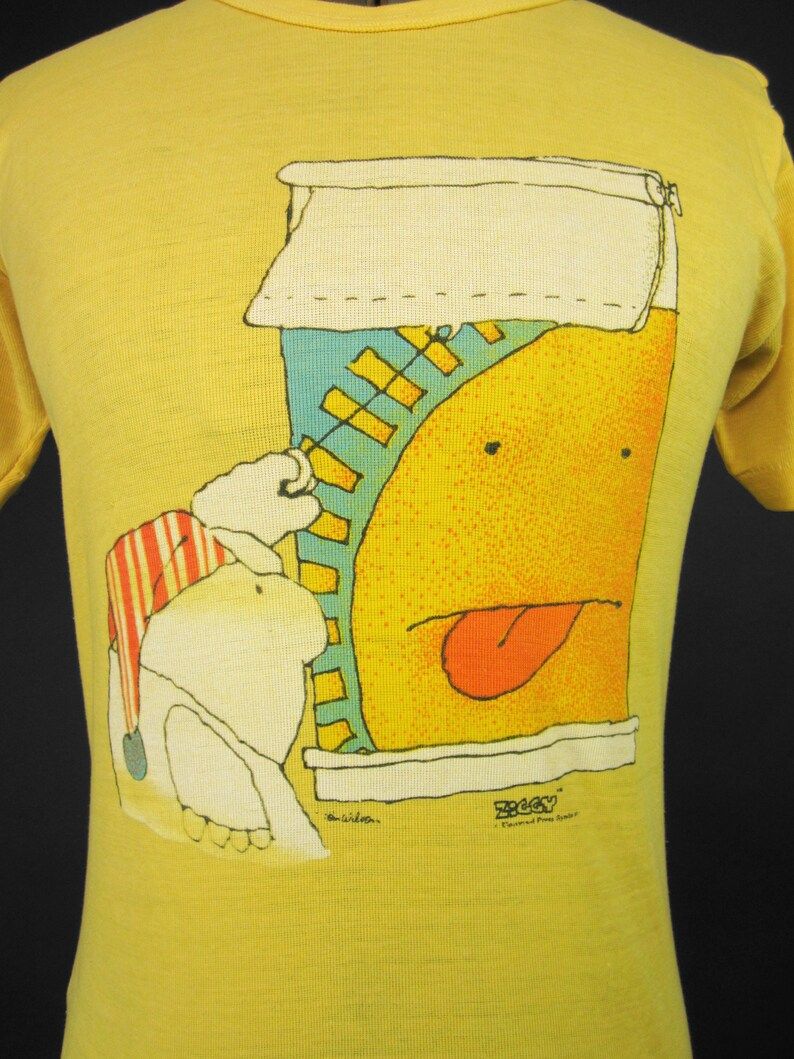 Vintage 70S Ziggy T Shirt Not A Morning Person Sunrise Tee vintage 70s ziggy t shirt not a morning person sunrise tee upfgh