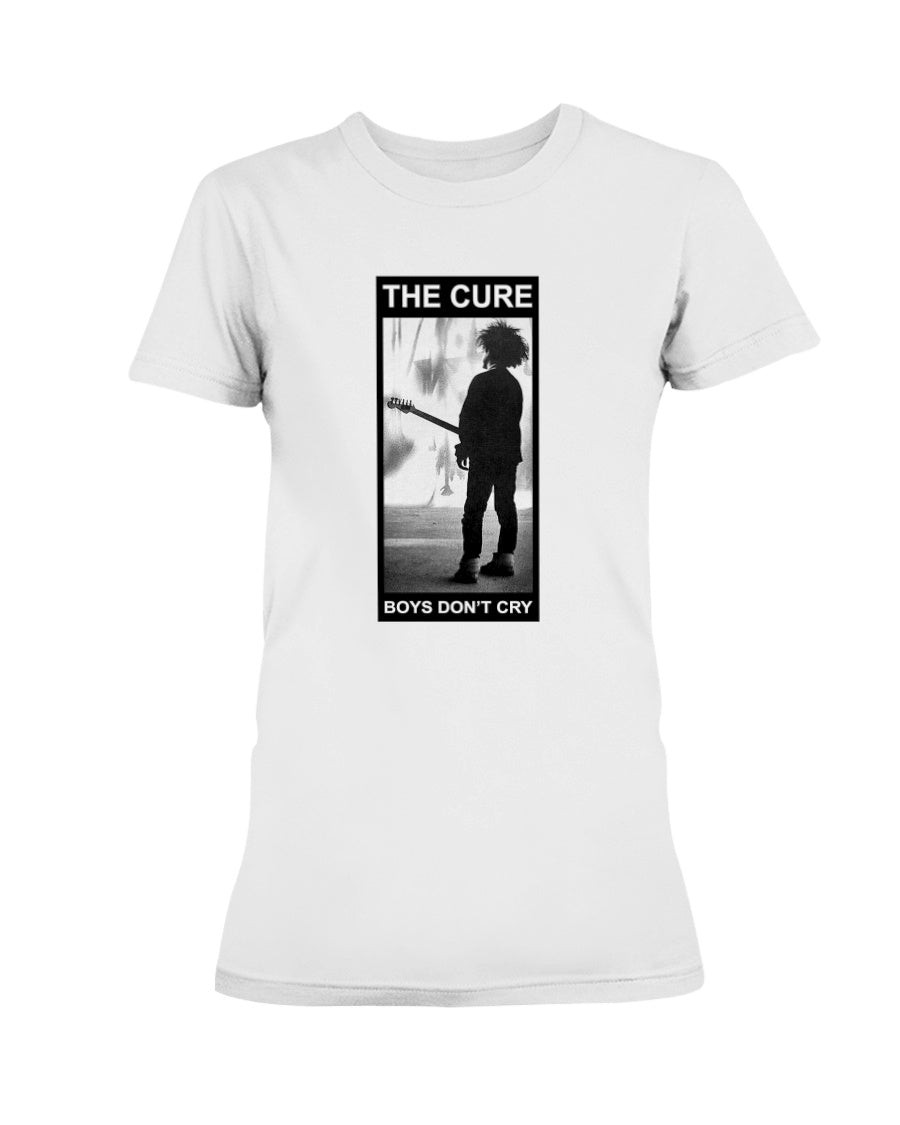 Vintage 80 1986 The Cure Dont Cry Punk Rock Gothic Tour Concert Ladies T Shirt 211207