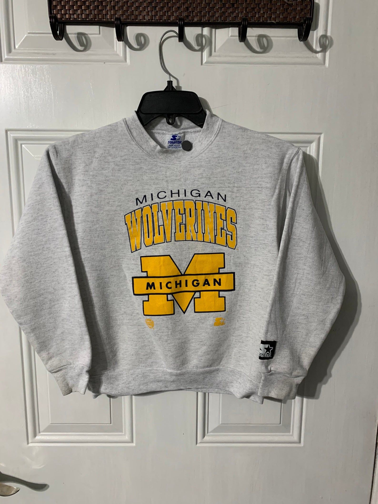 Vintage 80-90S Michigan Wolverines Starter 10-12