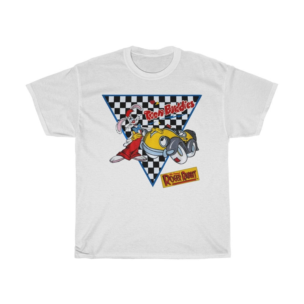 Vintage 80 S Who Framed Roger Rabbit 1987 Walt Disney Movie Promo Unisex Heavy Cotton Tee 211117