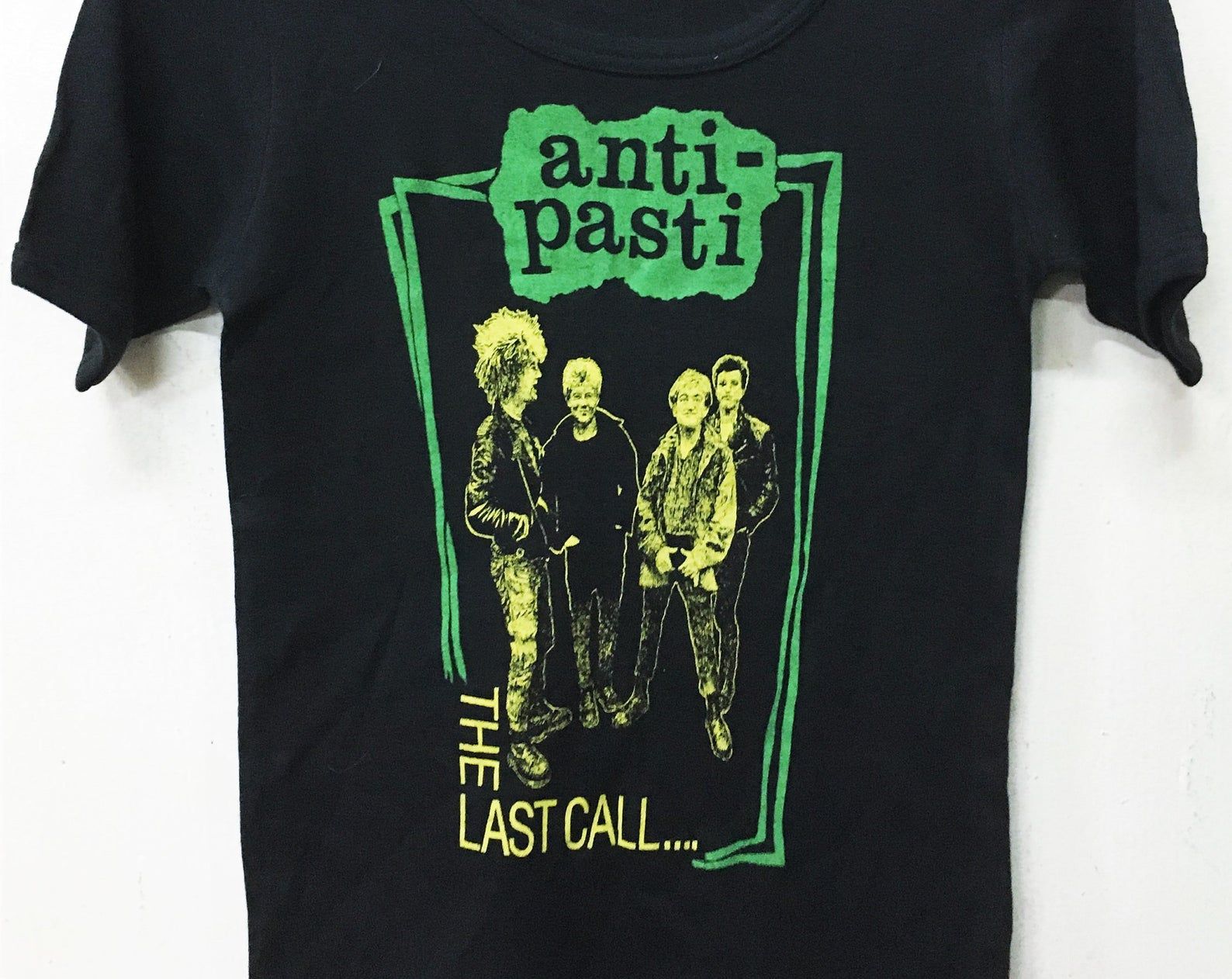 Vintage 80'S 1981 Anti Pasti Punk Rock Hardcore Tour Concert Promo T-Shirt