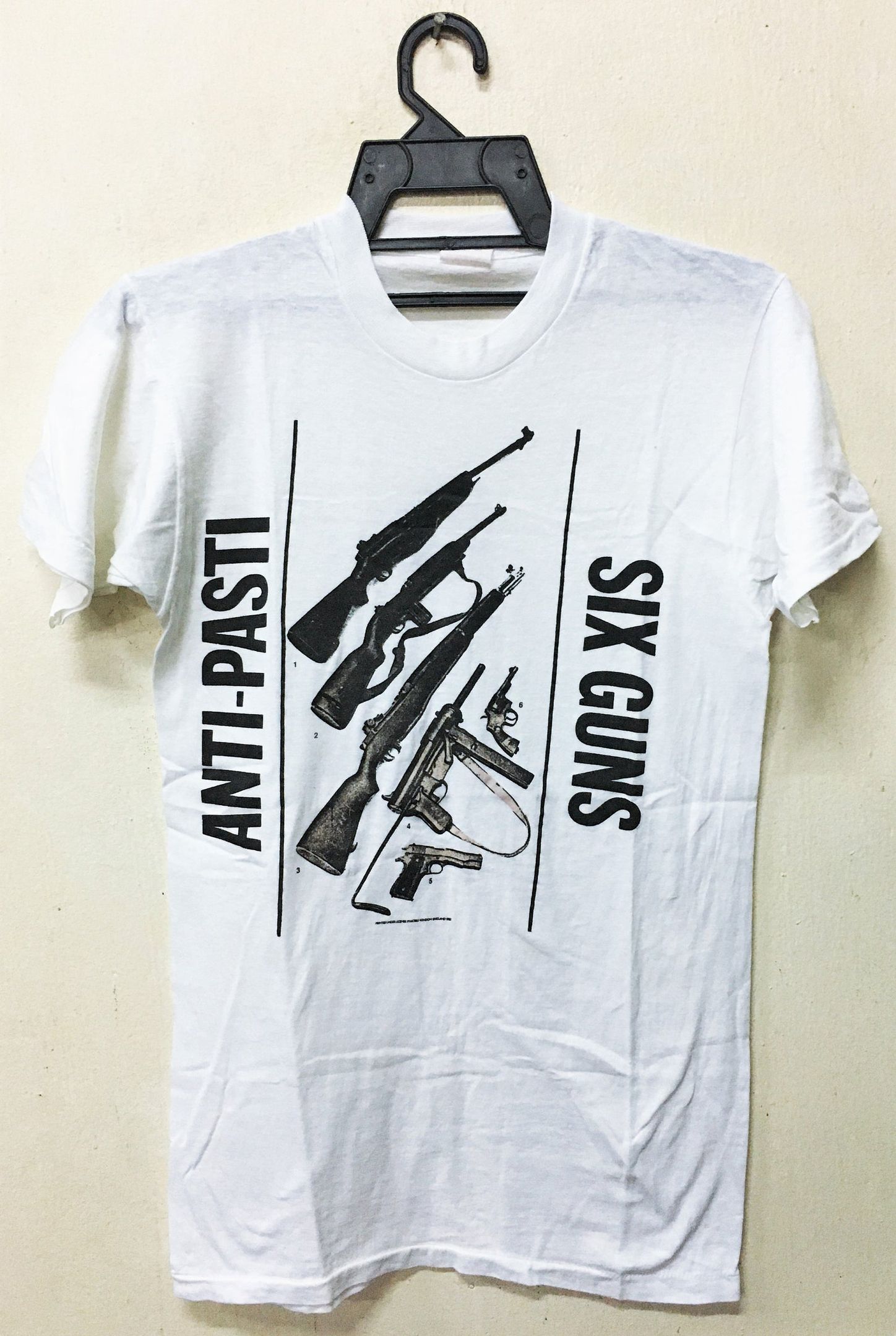 Vintage 80'S 1982 Anti Pasti Punk Rock Hardcore Tour Concert Promo T-Shirt