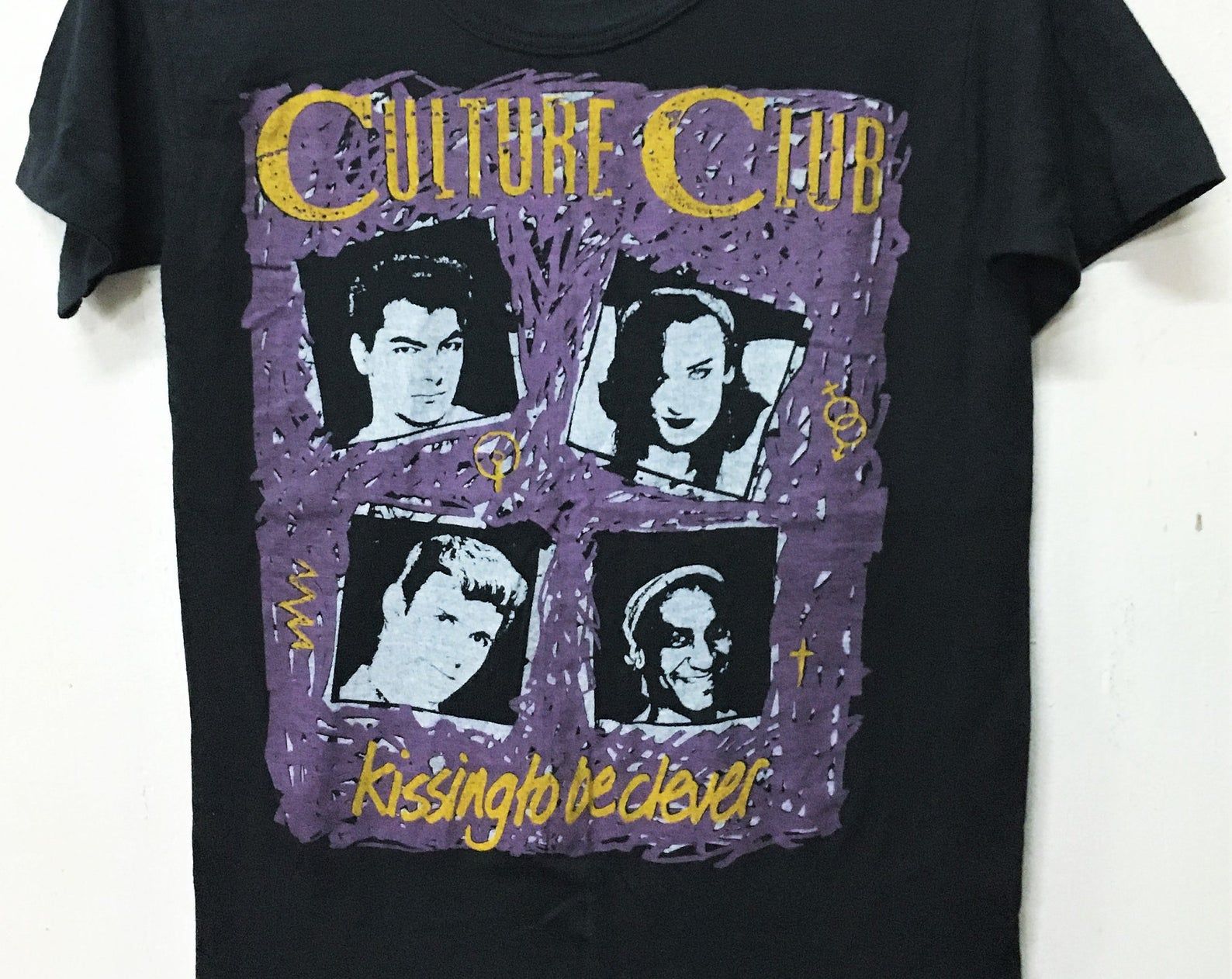 Vintage 80'S 1982 Culture Club Boy George Rock New Wave Tour Concert Promo T-Shirt