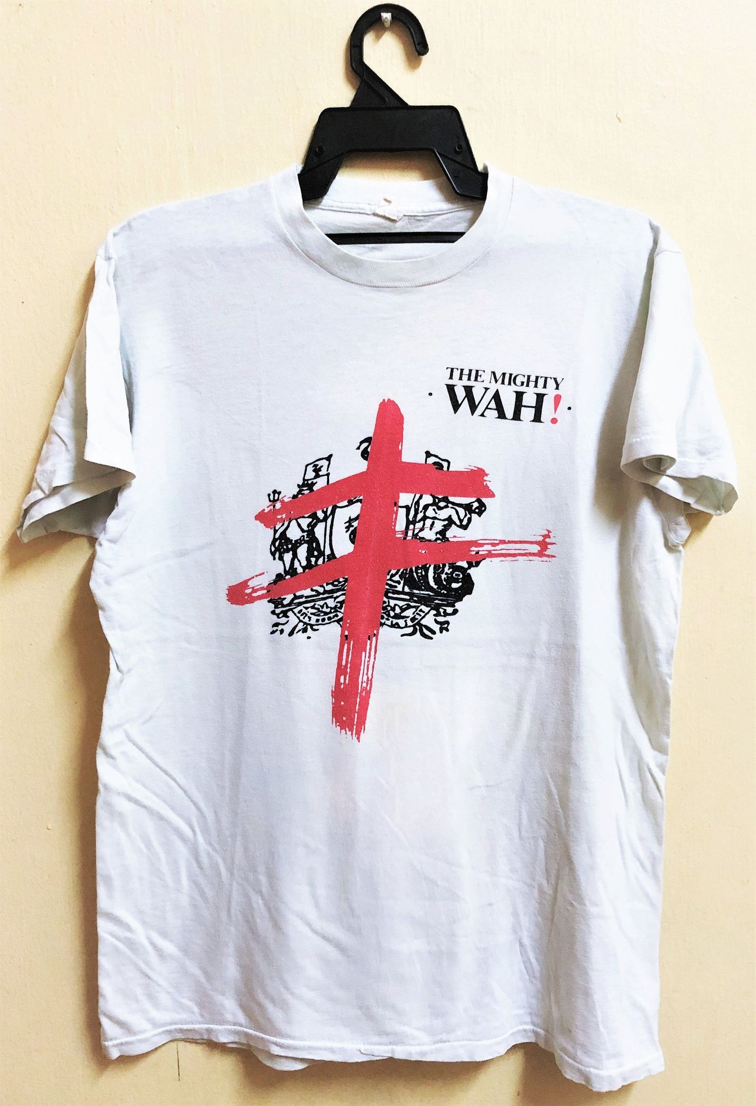 Vintage 80'S 1984 The Mighty Wah Rock Punk Tour Concert Promo T-Shirt Pete Wylie