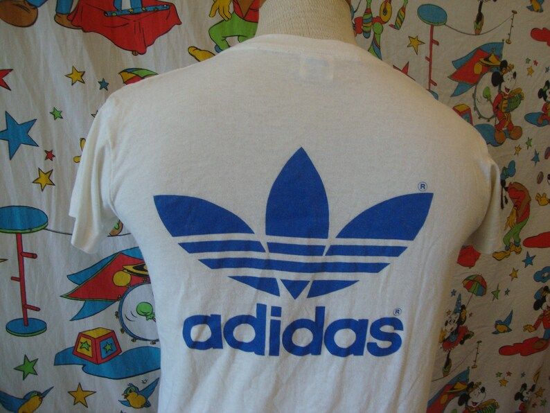 Vintage 80S 1985 Adidas Trefoil National Sports Festival T Shirt