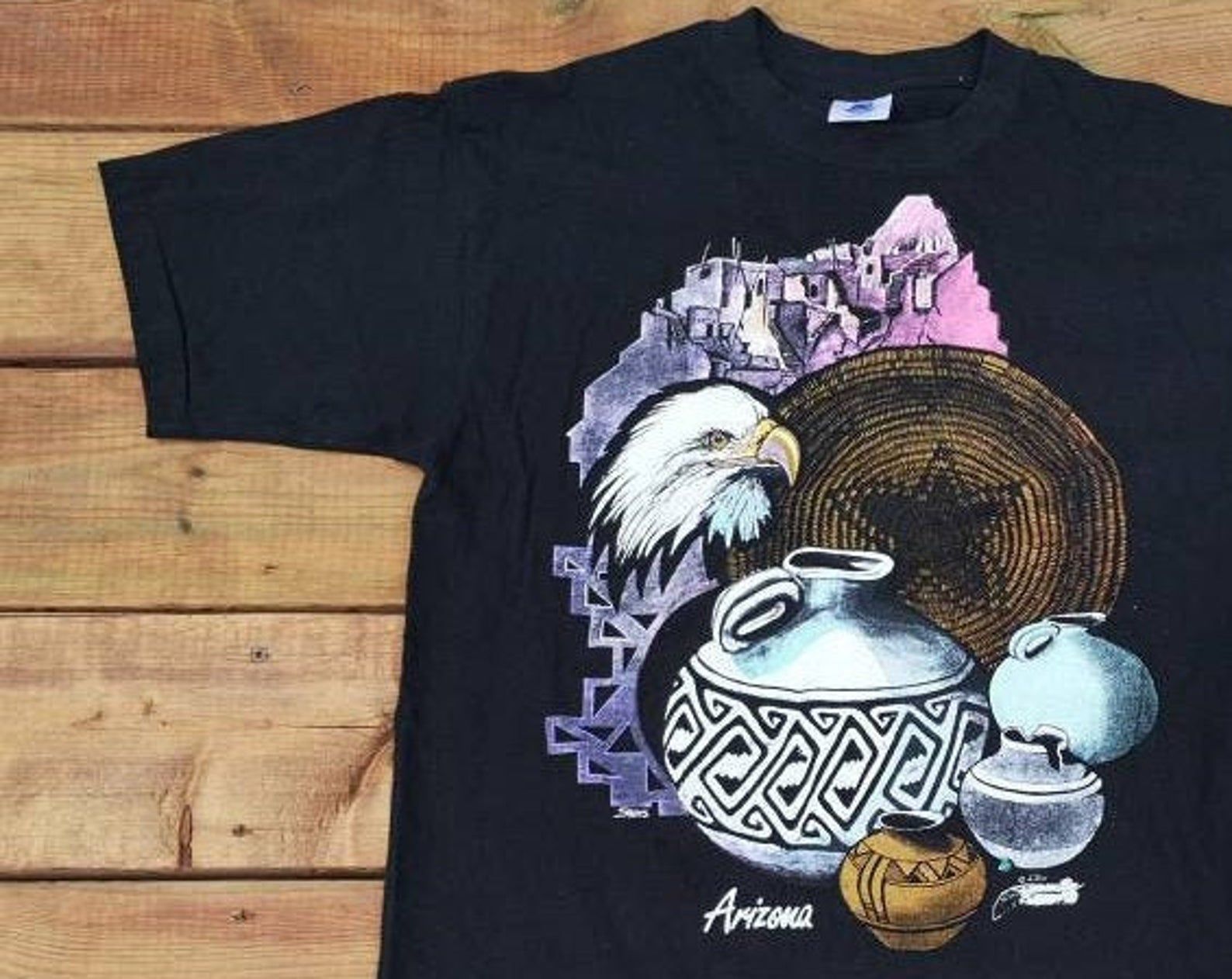 Vintage 80'S / 90'S Arizona Souvenir T-Shirt Made In Usa By Belton