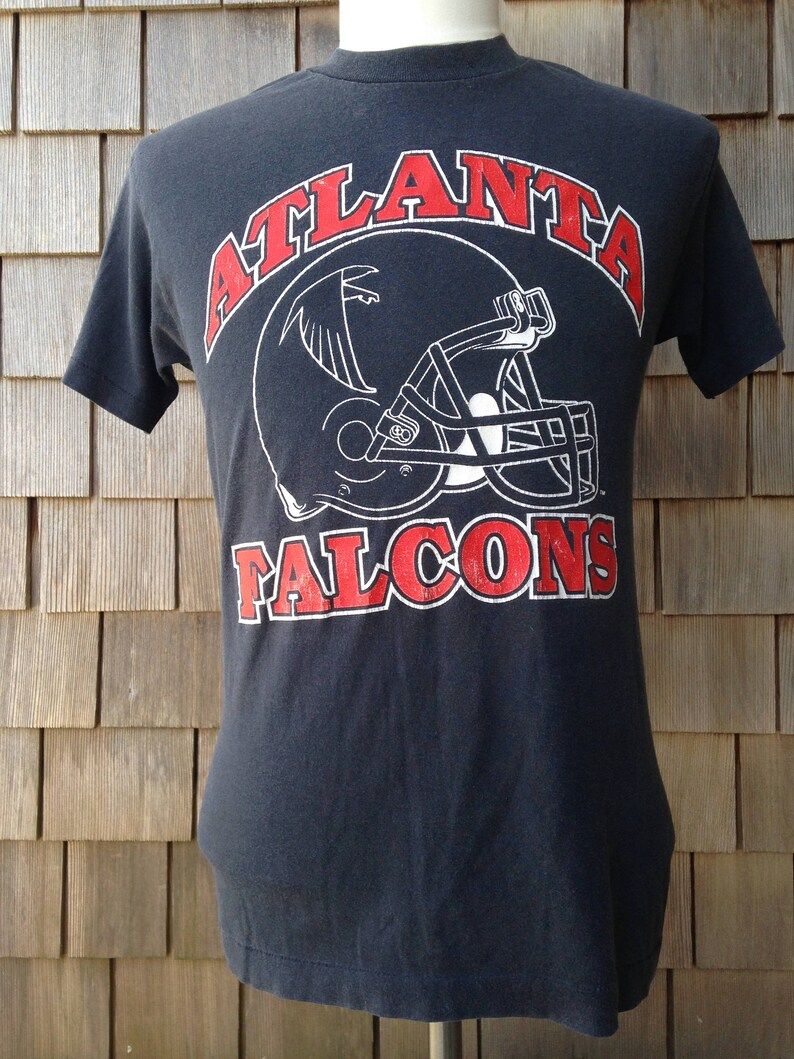 Vintage 80S 90S Atlanta Falcons T Shirt Small Trench