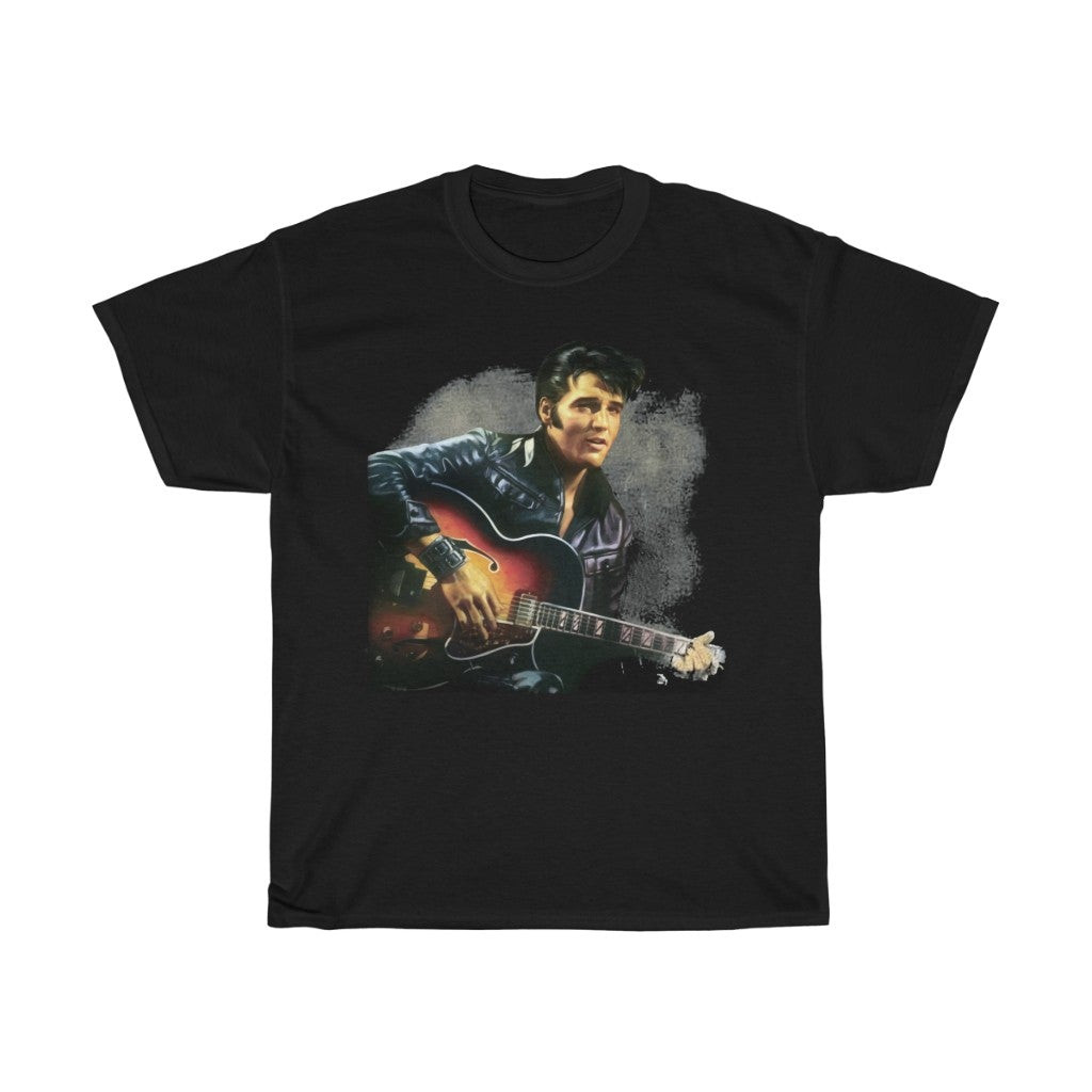 Vintage 80S 90S Elvis Presley Tee Shirt Rockabilly Rock And Roll Tee 211206