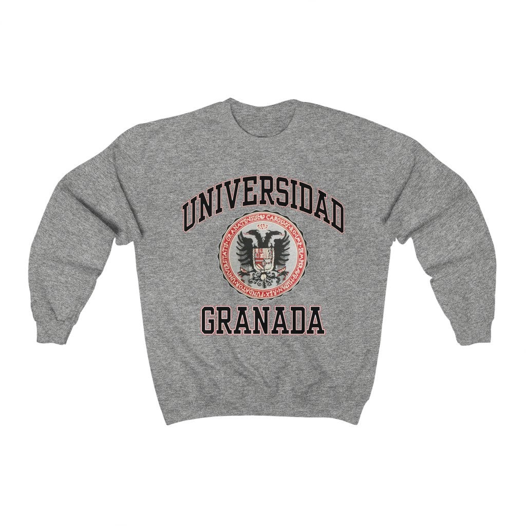 Vintage 80S 90S Granada University Spain Sweatshirt 211217