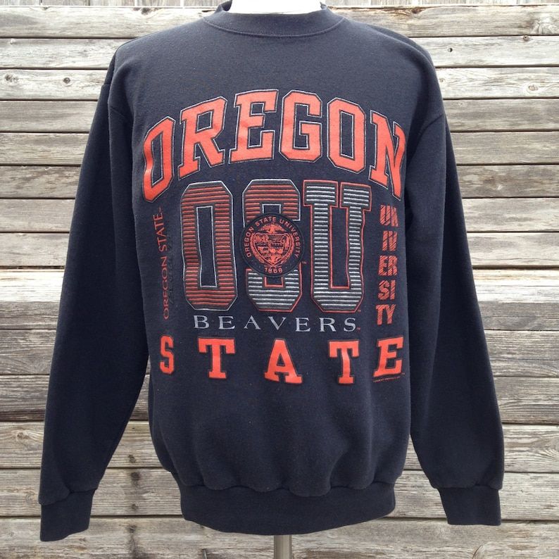 Vintage 80S 90S Oregon State Beavers Sweatshirt Medium University vintage 80s 90s oregon state beavers sweatshirt medium university a8sma