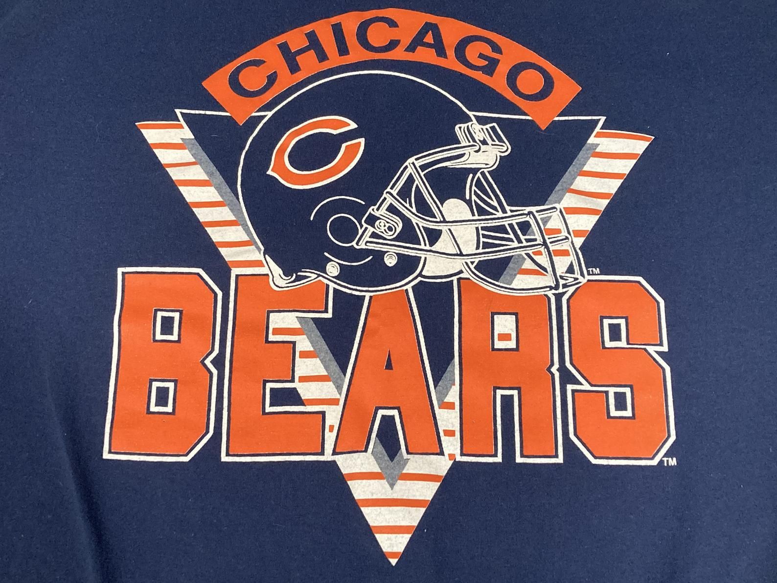 Vintage 80S 90S Trench Chicago Bears Shirt - Sz - Single Stitch Super Soft Tee
