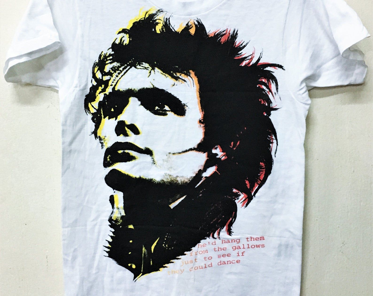 Vintage 80S Adam Ant Punk Rock Tour Concert T-Shirt